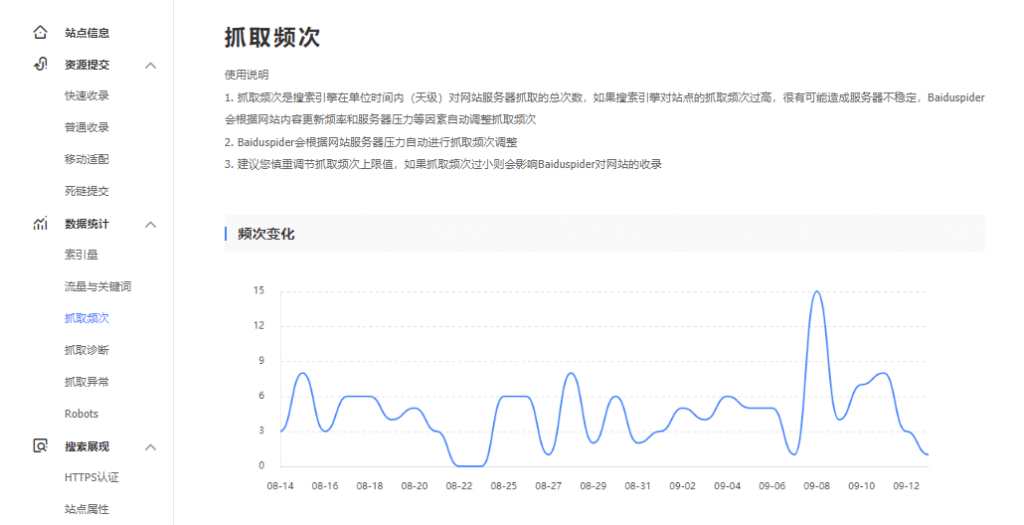indexación en baidu